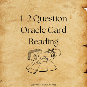 1 -2 Question Oracle Card Reading