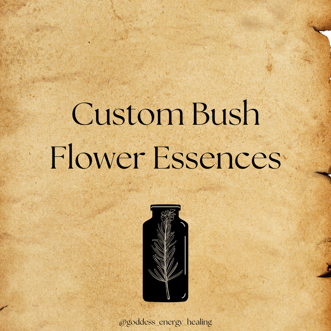 Custom Bush Flower Essences